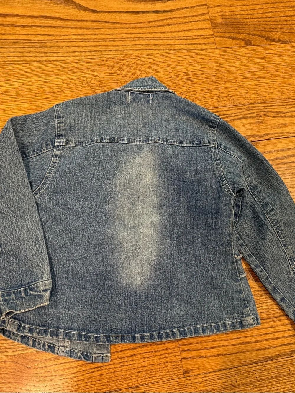 Girls' Blue Denim Jean Jacket with Skirt Set size 7
